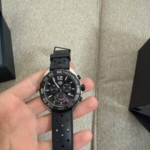 TAG Heuer Black Chronograph Watch